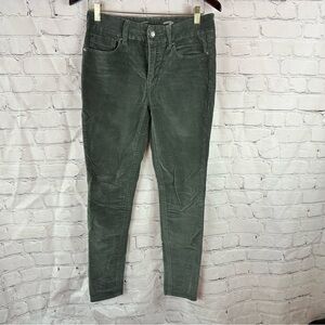 seven7 Womens Gray tummyless high rise skinny brushed/velvet Jeans